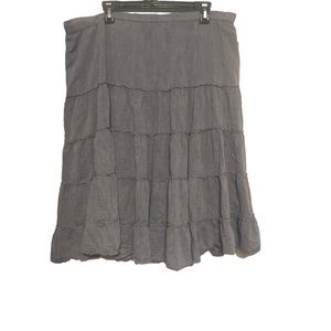 Fully lined lightweight jean skirt Large or XL